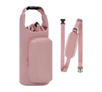 Water Bottle Holder for Walking | Insulated Drawstring Carrier with Pocket - Water Bottle Holder | for Gym Sports Hiking Travel Outdoor Beach Office School Car Cruise Walking Daily