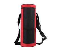Water Bottle Holder, Water Bottle Bag Case, Water Bottle Cover Bottle Holder with Adjustable Shoulder Strap, Protective Cover for Thermal Cups, for Camping, Hiking, Walking, Travel, Red, red, standard