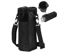 Water Bottle Holder - Water Bottle Sling Bag | Open Water Bottle with Drawstring | Portable Hydration with Adjustable Shoulder for Activity Management All, multi-coloured, Black, Please refer to