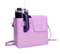 Water Bottle Holder,Waterproof Portable Bags On The Shoulder Strap,Holder Bag For Water Bottles | Shoulder Bag for Drinking Bottle, Women, Sports, Gym, Hiking, Hiking, Travel, Commuter, purple