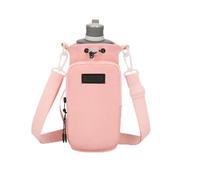 Water Bottle Holder with Strap - Portable Drink Holder, Shoulder Bag for Bottles, Lightweight Outdoor Hydration Bag, Gym or Sports Accessory | đe bouteill carry bags, pink, Se référer au descriptif