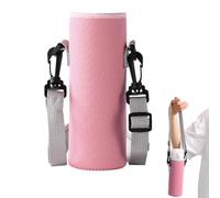 Water Bottle Holder With Strap | Water Bottle Carrier Bag | Carrier With Strap, Insulated Neoprene Case Holder Pouch Cover For Boys Girls Women Men