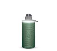 HydraPak Flux Foldable Backpacking Water Bottle (1 Litre) - BPA Free, Ultralight, Spill-resistant Twist Cap - Sage Green