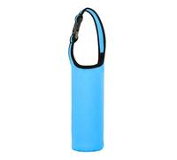 Water Bottle Insulated Carrier - Outdoor Water Bottle Holder Insulated Pouch,Adventure Hydration Protective Sleeve with Buckle for Energy Drinks, Glass Cups, Sky Blue, Refer to description, Unisex
