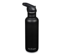 Water Bottle Klean Kanteen Classic flip sport cap, 800ml/27oz (Black)