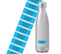 Water Bottle Labels Personalised Dishwasher Proof/Waterproof Nametags/Nametapes by FunnyBone™ Stickers (120 Labels)