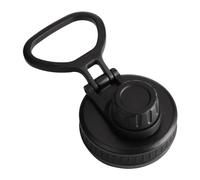 Water Bottle Lid Replacement - Leakproof Wide Mouth Cap | Non-Slip Ring Handle, Quality PP Material Portables Design Large Cup Topper, Fits Most Sports Bottles, Easy Sipping, Silicone Gaskets