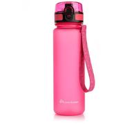 meteor Water bottle 500 ml - Secure flip lid with lock for daily hydration - Durable and practical sports water bottle for training and travel - Sport water bottle Pink