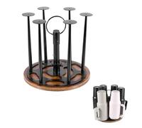 Water Bottle Organizer for Stanley 40 oz Tumbler with Handle, Rotatable Cup Holder Tumbler Organizer Kitchen Cabinet Storage Rack for Stanley Cup Accessories