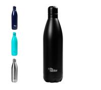 Water Bottle Otto Koning 1L - 1 Litre Stainless Steel Vacuum Insulated Flask - Keeps Cold 24h / Hot 12h - Large Leak Proof & BPA Free Metal Drinks Bottle for Gym, Hiking & Sports