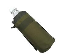 Water Bottle Pouch 600D Nylon Belt Holder Water Bottle Pouch | 600D nylon fabric, scratch resistant, wear proof, belt loop attach, drawstring top buckle(Green)