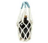 Water Bottle Pouches | Hand Woven with Reusable Handle - Water Bottle Bag for Milk Tea, Coffee Cup, Tumbler, Wine Jar, Shopping, Travel, Quot, white, Se référer à la description, Refer to description