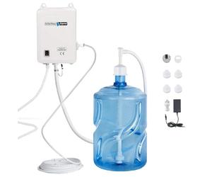 Water Bottle Pump 3.8 L/min, Electric Water Dispenser Pump 1 Gallon, with 6 m Water Pipe, Water Jug Pump with Single Inlet for AC 115 V, 230 V DC 12 V