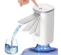 Water Bottle Pump,Folding barrel water pump electric water dispenser,Smart LED Display,Long-Lasting 1200mAh Battery, Food-Grade Material,USB Charging for Universal Bottles