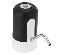 Water Bottle Pump, Portable Electric Water Bottle Dispenser Water Dispensing Pump with Food Grade Silicone Hose, for Home Office(black)