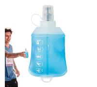 Water Bottle - Running Flask, Hydration Bottle | Compact Collapsible Travel Bottle, BPA Free Folding Flask, Leakproof Sports Water Container for Hiking Camping Gym Fitness Training