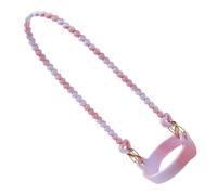 Water Bottle Shoulder Strap, Water Bottle Shoulder Strap | Water Bottle Handle Shoulder Strap - Portable Elastic Silicone Cup Holder Lanyard, Light Purple + Pink, Fare riferimento alla descrizione