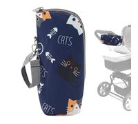 Water Bottle Sleeve - 8.66x2.76x3.15 Inches Non Slip Cup Cooler for Temperature Control, Waterproof Pouch with Insulated Lining, Hydration Carrier for Camping Daily Outdoors Workout Sports Running