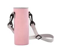 Water Bottle Sleeve Insulator 1500ml Glass Bottle Cover Holder Carrier 32oz with Shoulder Strap Insulated Warm Hands Outdoor (Green)