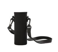 Water Bottle Sleeve Insulator 1500ml Glass Bottle Cover Holder Carrier 50oz with Shoulder Strap Insulated Warm Hands Outdoor (Black)