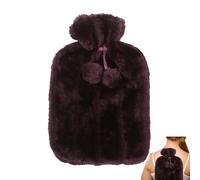 Water Bottle Softcover,Soft Faux Plush 2L Hot Water Bag Jacket, Portable Cute Warm Waters Bottle Cover,Removable Hot Waters Bottles Cloth Helps Relieve Muscle Menstrual Cramps(NO Bottles)