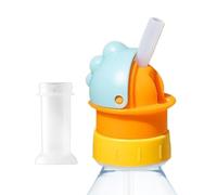 Water Bottle Spout Lid - Reusable Adapter With A Drinking Straw,Drinking Water Bottle Lid - For Kids And Adults For Soda Juice And Other Beverages Liquids At Home And On The Go