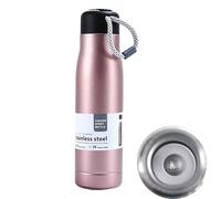 Water Bottle - Stainless Steel Gym Water Bottle | Large Capacity Drink Bottle With Carrying Rope | Leakproof Sports Water Bottle | Portable Thermal Drinking Cups