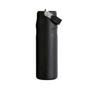 Stanley IceFlow Flip Straw 2.0 Sports Water Bottle With Straw 0.7L - 10 Hours Cold - 2 Days Iced - Stainless Steel - BPA Free - Leak Resistant - Fits in Cup Holder - Dishwasher Safe - Black