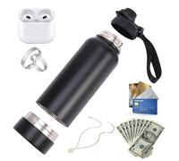 Water Bottle Stash Container,730ml Stainless Steel Diversion Bottle Safe Secret Container Leakproof - Stash and Hide Diversion Containers for Small Valuables Money Keys Jewelry