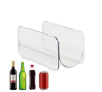 Water Bottle Storage - 7.87 Inch Stackable Drink Organizer | Transparent Pet Holder - 200g multi-layer design keeps bottles, cans and cups neatly organized in refrigerators, pantry greenhouse