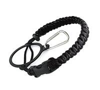 Water Bottle Strap - Adjustable Holder - Carrier Strap Cord With Safety, Compass And Carabiner, For Wide Mouth Bottle Handle Strap