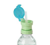 Water Bottle Straw Caps - Universal Leak Proof Portable | Drinking Straw Lid Replacement Caps, Reusable Water Bottle Covers, Spill Resistant Bottles Top Cap For Juice Milk Travel | Drink Accessory