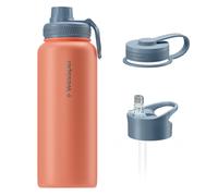 Water Bottle Thermos 1000ml Stainless Steel Wessper B3 THERMOSTEEL Pink