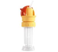Water Bottle Top Adapter - 11.6x5.2cm Silicone Bottle Top Spout | Anti Choking Water Control System | Compact Sippy Cup Lids for Most Standard Toppers Children Boys Girls Adult Supplies