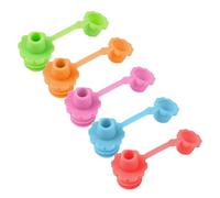 Water Bottle Topper, Spill-Proof Silicone Spout Cap, Leakproof Drinking Lid Set, Protective Mouthpiece Cover for School, Picnic, Road Trip, Traveling, Daycare, Car Seat, Backpack