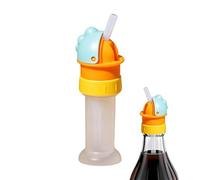 Water Bottle Tops Reusable Leak-Proof Cover Cap Anti-Spill with Straw | Water Bottle Topper for Backpack Children Boy Girls Sippy Beverage Storage Drinking
