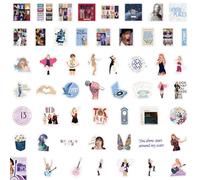 Water Bottle Vinyl Stickers, 220Pcs Pop Singer Decals, Small Girly Music Sticker for Adults Boys Women Girls Fans, Cute Waterproof Scrapbook Stickers for Book Laptop Guitar Skateboard Suitcase