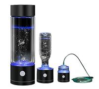 Water Bottle Water Generator Hydrogen-Rich Water Bottle Hydrogen Alkaline Water Generator Ionizer SPE/PEM Technology Make Hydrogen Content Up To 1300-1600 PPB with Inhaler Bottle Adapter Chlorine