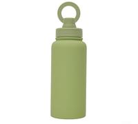 Water Bottle with Magnetic Phone Mount Perfect for Staying Connected While On the Move (Dark green)