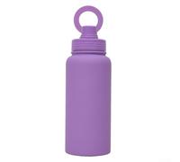 Water Bottle with Magnetic Phone Mount Perfect for Staying Connected While On the Move (Purple)
