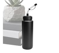 Water Bottle with Straw 1-Liter Drinking Water Cup | Hydration Bottle With Straw for Football, Basketball, Baseball, Gym, Yoga, Cycling, Running, Camping, Hiking