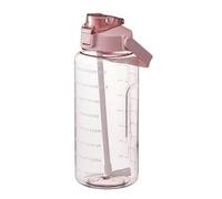 Water Bottles 2L, Leakproof Water Bottle With Straw And Time Marker, Portable Drinking Bottle With Handle, Fitness Drinks Bottle For Camping, Cycling, Football, Rock Climbing