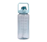 Water Bottles 2L, Leakproof Water Bottle With Straw And Time Marker, Portable Drinking Bottle With Handle, Fitness Drinks Bottle For Camping, Cycling, Football, Rock Climbing