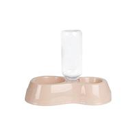 Water Bottles for Dogs Dog Cat Double Bowl Water Fountain Pet Automatic Water Dispenser With Drinking Bottle For Eating Drinking