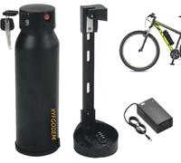 Water Bottles Lithium Battery 24V 10Ah 14Ah Batteries for Lower Tube 36V 5Ah 10. Battery Pack with Charger and Switch for Electric Bike, 36v5ah