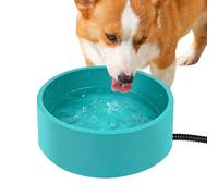 Water Bowl for Cats - 3.2 L Non-Slip Heatable Drinking Bowl with Heat Function - Heated Cat Drinking Bowl for Small, Medium and Large Chickens, Birds, Indoor, Outdoor and