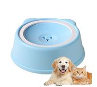 Water Bowl for Dogs | Slow Drinking Feeder Without Spill | Floating Dog Water Drinking Bowl | for Multi-Pet Households Sloppy Messy Drinkers Puppies Kittens Cats Breeds Crate Car Travel