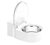 Water Bowls for Cats Toilet Shaped Raised Small Funny Dish