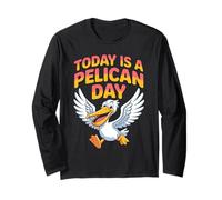 Water Bright Happy Classic Ocean Unique Bird Super Pelican Long Sleeve T-Shirt
