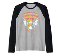 Water Bright Happy Classic Ocean Unique Bird Super Pelican Raglan Baseball Tee